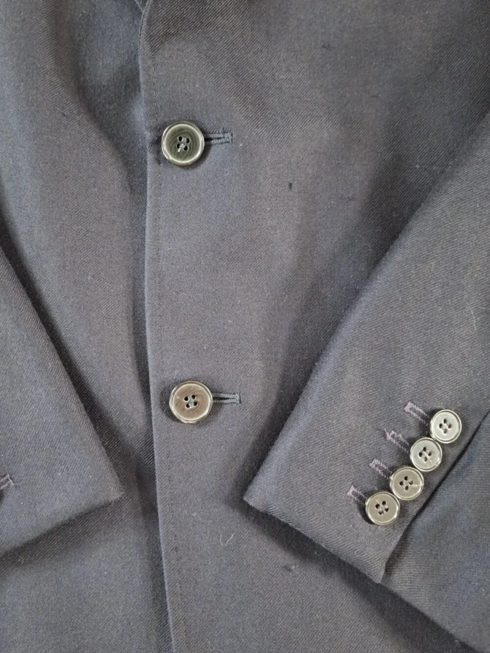 Ermenegildo Zegna Blazer Mens 56R Navy Wool Trofeo Travel Double Vented Jacket
